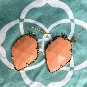 Kendra Scott Dax earrings coral